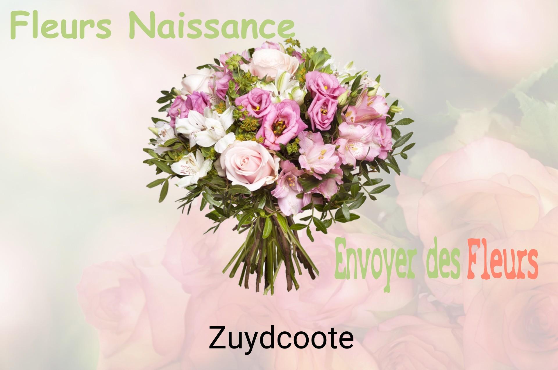 Bouquet de fleurs de naissance livré à Zuydcoote